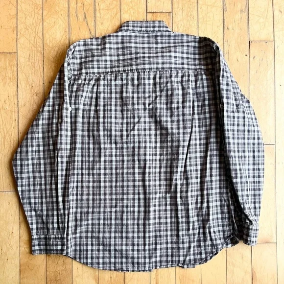 Woolrich Men’s Plaid 100% Cotton Shirt – Dark Mulberry, Size Large - Picture 4 of 5